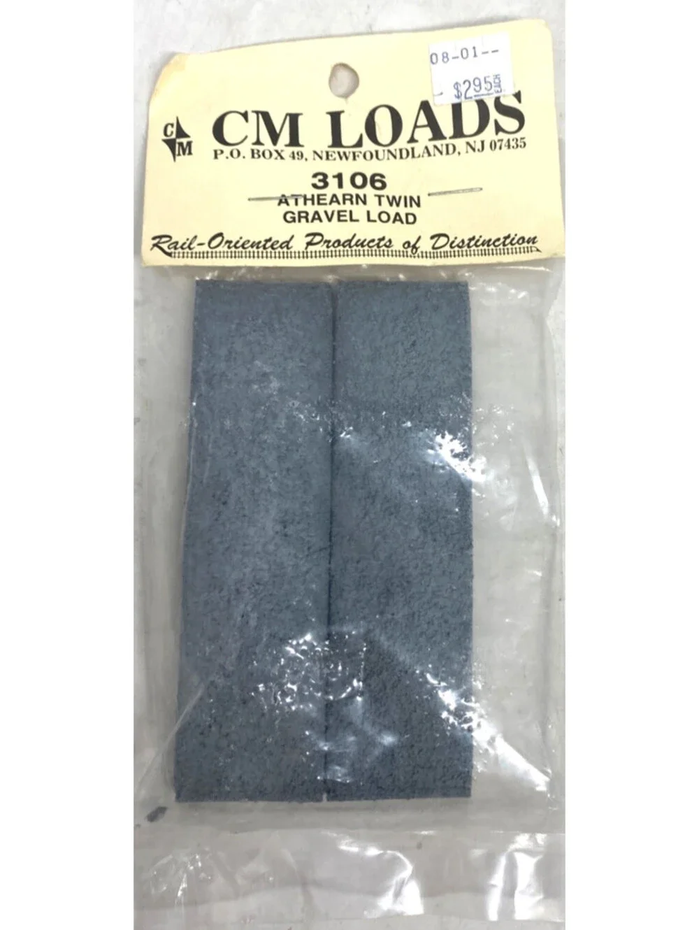 CM Loads 3106 Athearn Twin Gravel Load HO Scale Railroad Load